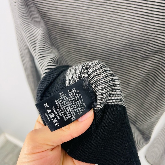 Anthropologie Karen Nicol Striped Pom Pom Cardigan - Picture 9 of 9